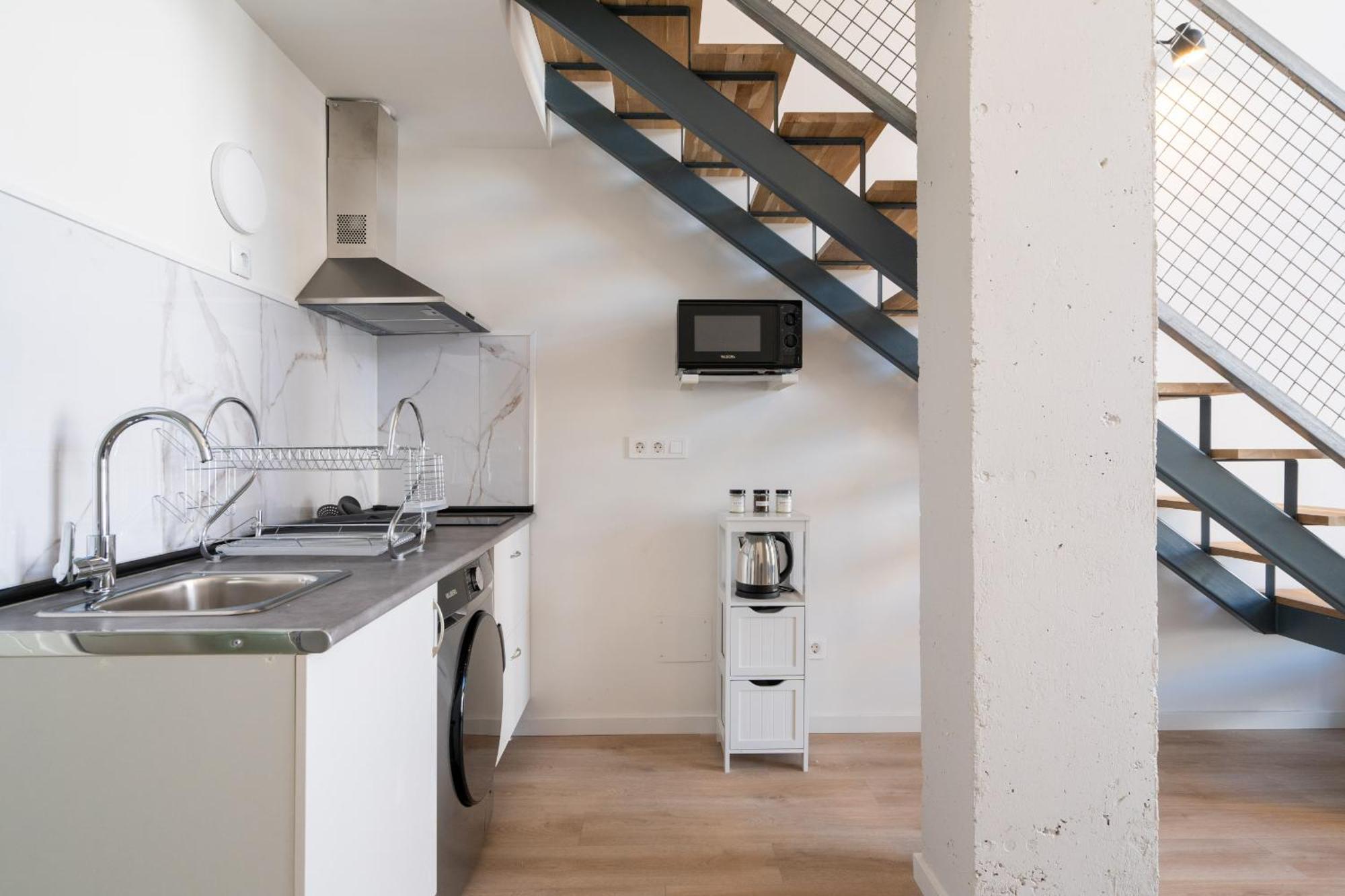 马德里Loft Reformado Industrial Con Garaje Alquiler Temporal公寓 外观 照片